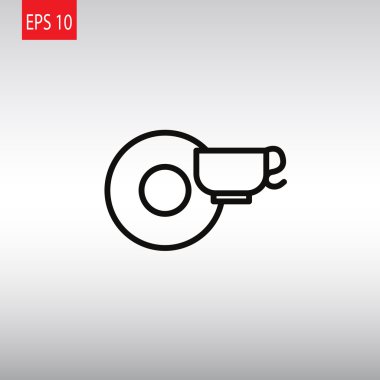 Kahve fincanı işareti simgesi