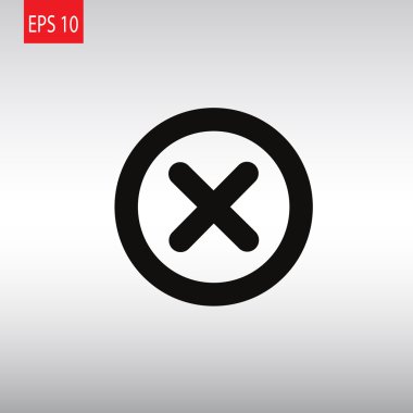 Yanlış işareti web simgesi