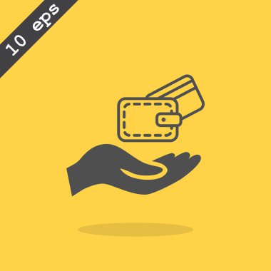 M-cüzdan'el simgesi. 