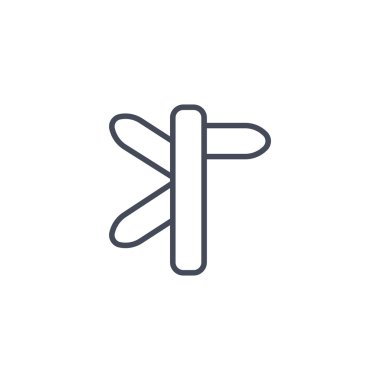 yön işareti simgesi