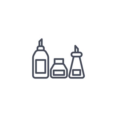 mutfak şişe set simgesi  