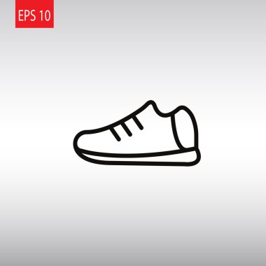 spor ayakkabı simgesi