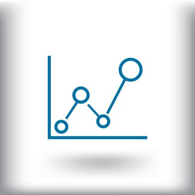 iş büyüyen grafik sunum simgesini