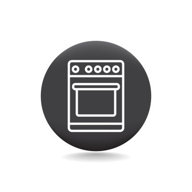 Mutfak sobası simgesi