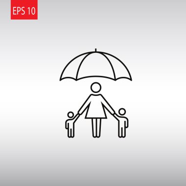 Aile şemsiye altında