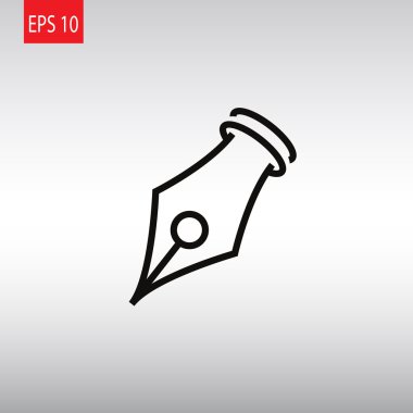  mürekkep kalem ucu simgesi 