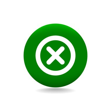 Yanlış işareti web simgesi