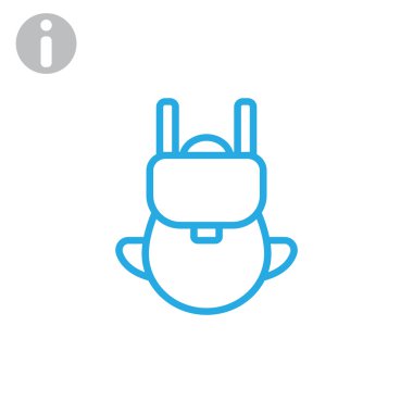 çanta turist web simgesi