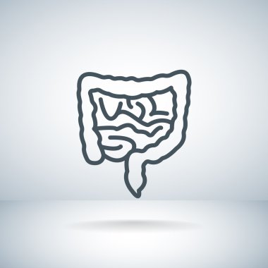 Anatomi bağırsak simgesi