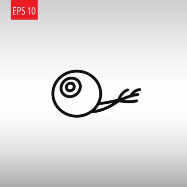 Anatomi göz simgesini