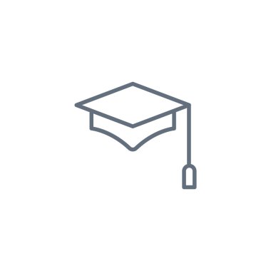 Öğrenci şapka web simgesi