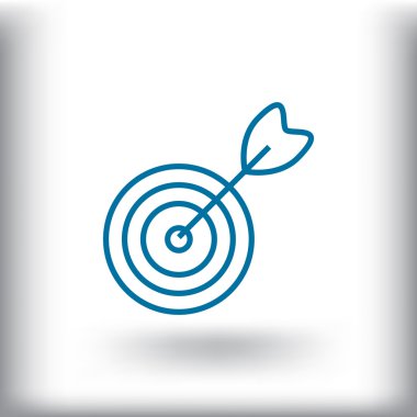 ok simgesine sahip hedef 