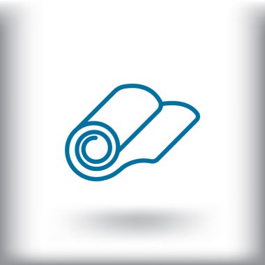 rulo duvar kağıdı simgesinin