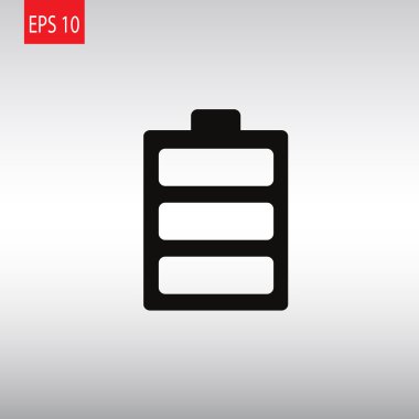 Pil, akümülatör simgesi 