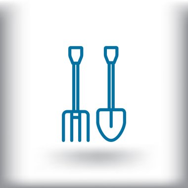 Dirgen ve kürek simgesi