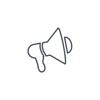 ses megafon, hoparlör simgesini