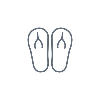 plaj terlikleri simgesi 