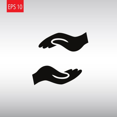 Yardım eller simgesini