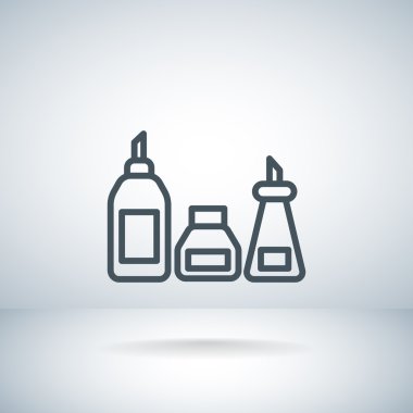 mutfak şişe set simgesi 