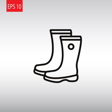 lastik çizmeler simgesinin