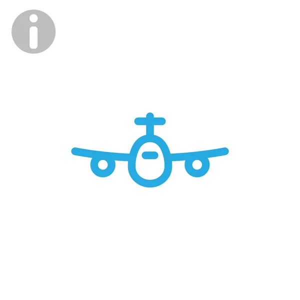 Иконка транспортного самолета — стоковый вектор