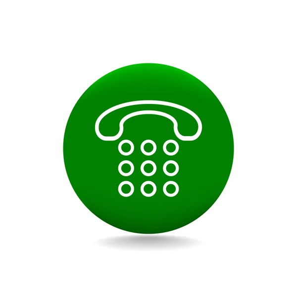 Icona del telefono classico — Vettoriale Stock
