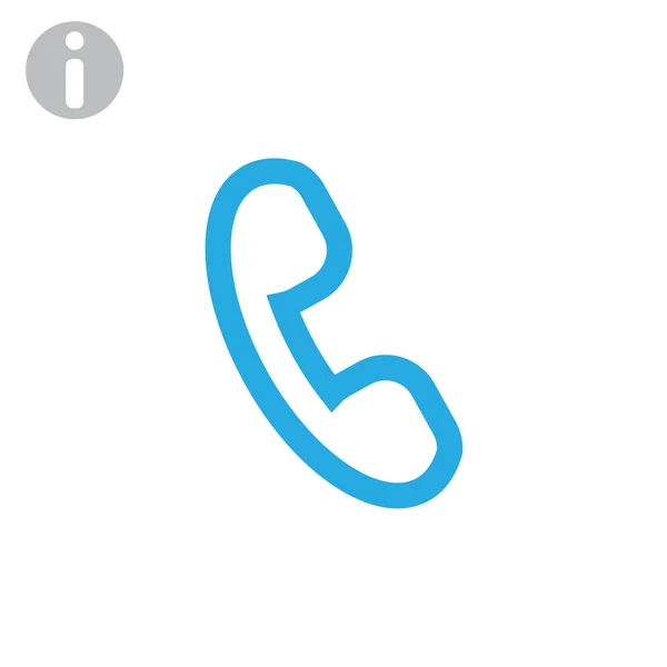 Ikona połączenia telefonicznego — Wektor stockowy