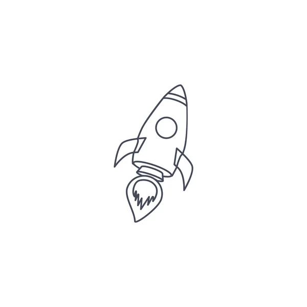 Space rocket icon — Stock Vector