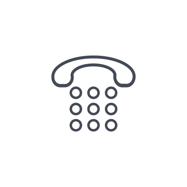 Телефон web значок — стоковий вектор