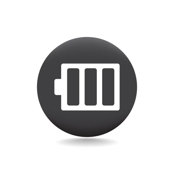 Bateria, ícone do acumulador — Vetor de Stock