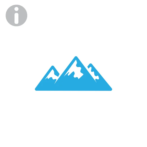 Bergen Wandelen pictogram — Stockvector