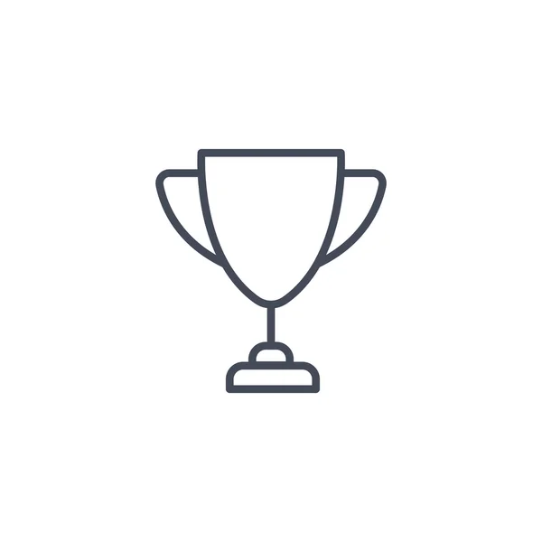 Beker, kampioen pictogram — Stockvector