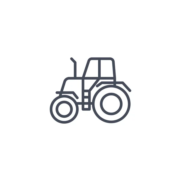 Pictogram landbouwtrekker — Stockvector