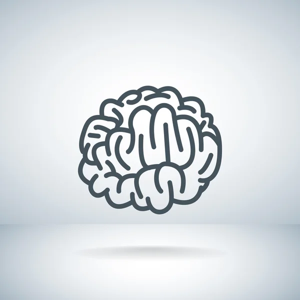 Icône d'anatomie cérébrale — Image vectorielle