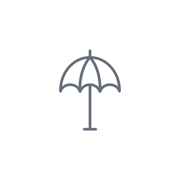 Icône web parapluie — Image vectorielle