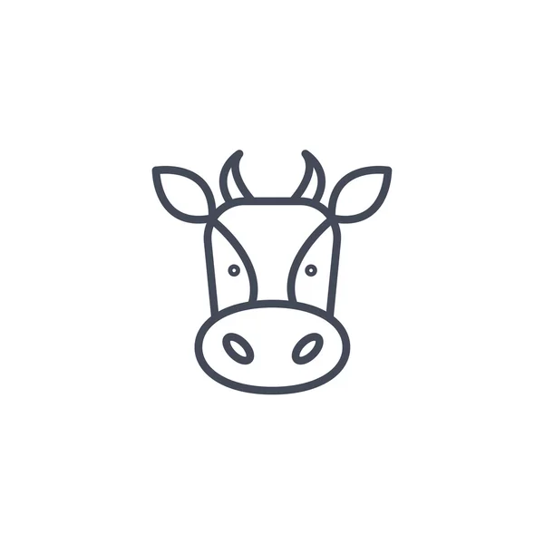 Cow web icon — Stock Vector