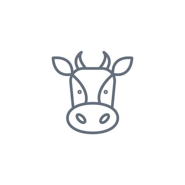 Cow head icon — Stock Vector