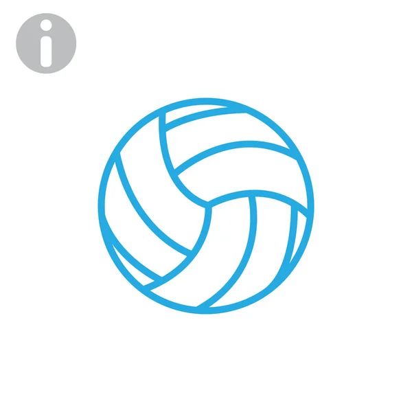 Volleyball-Ikone — Stockvektor