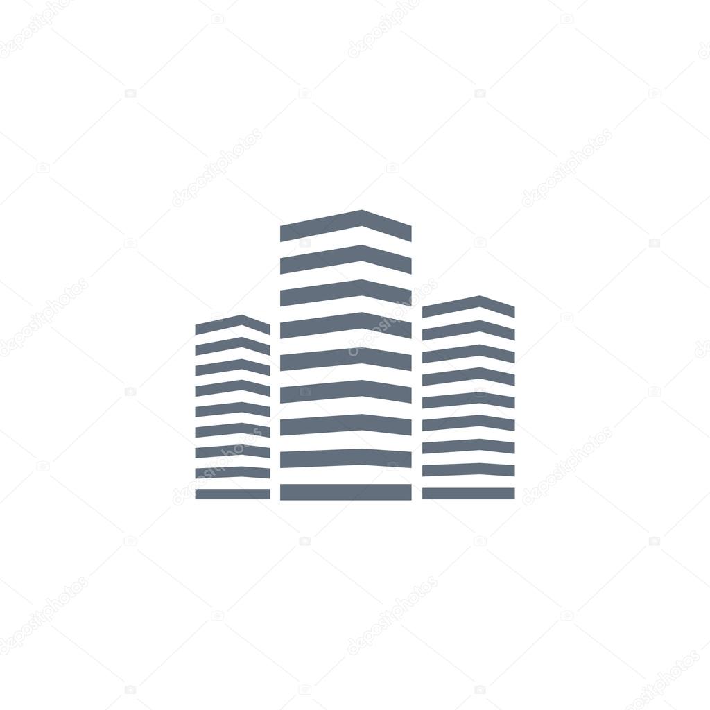 Multistory building icon. vector illustration