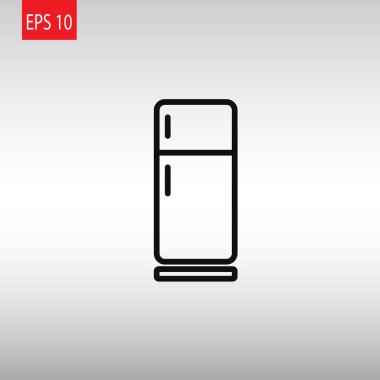 Retro buzdolabı simgesi