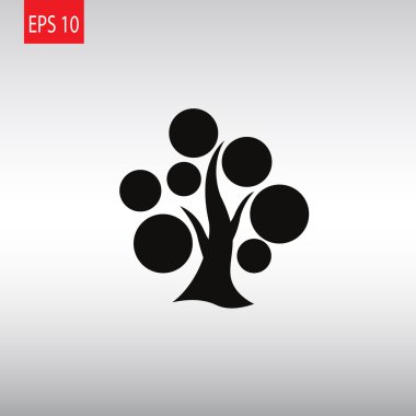 soyut ağaç simgesi