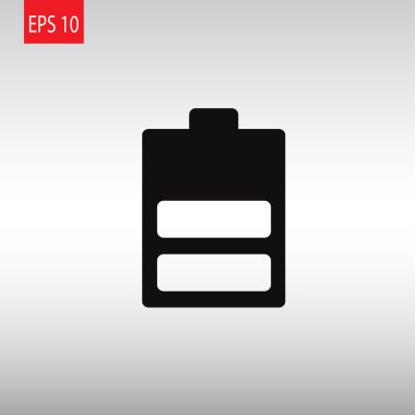 Pil, akümülatör simgesi 