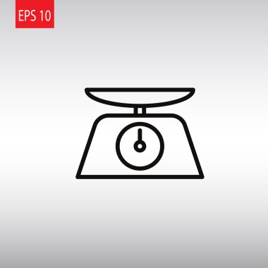 Mutfak boyutu simgesi