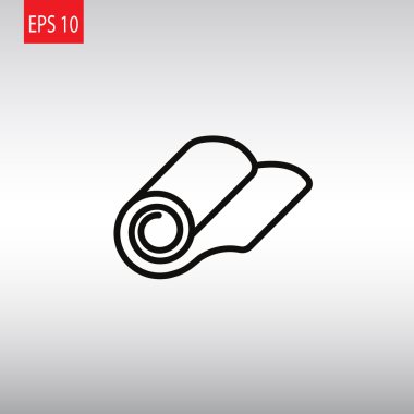 rulo duvar kağıdı simgesinin