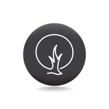 soyut ağaç simgesi