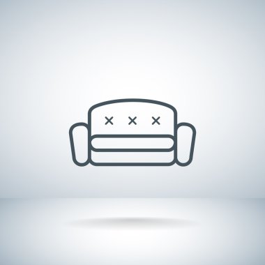 kanepe mobilya simgesi