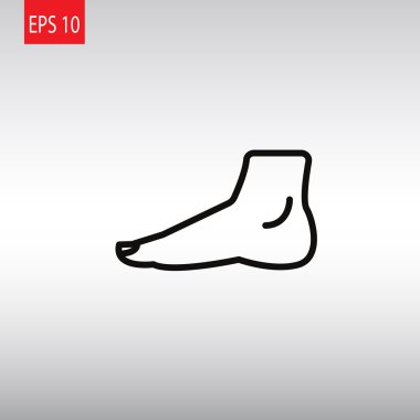 İnsan ayağı simgesi 