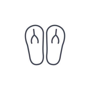 plaj terlikleri simgesi 