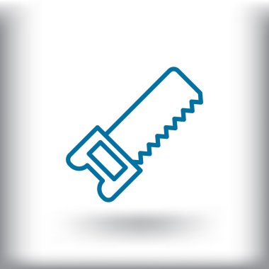 demir testeresi aracı simgesini