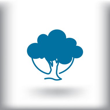 soyut ağaç simgesi